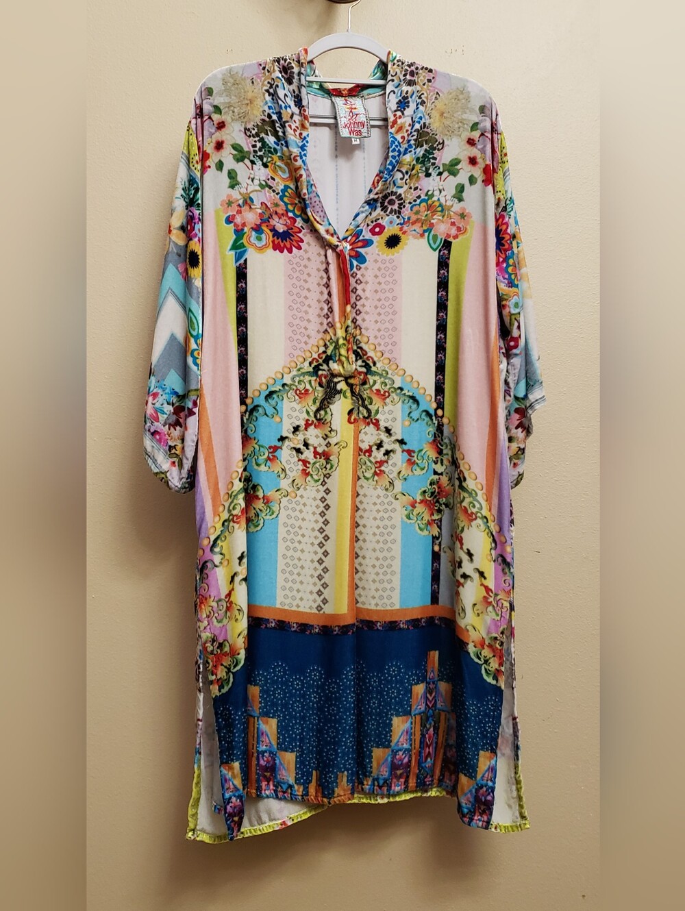 Johnny Was Plush/velvety Soft  Floral Panel Tunic*Make Offer*